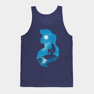 Mermaid portrait Tank Top